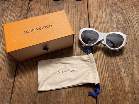 louis vuitton sonnenbrille weiß